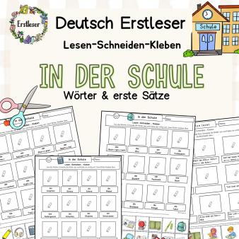 Lesen lernen 1. Klasse Deutsch, DaZ Schule, Klassenzimmer