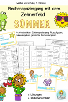 Erster Zahlenspaziergang, Rechenspaziergang ZR 10 1.Klasse Mathe