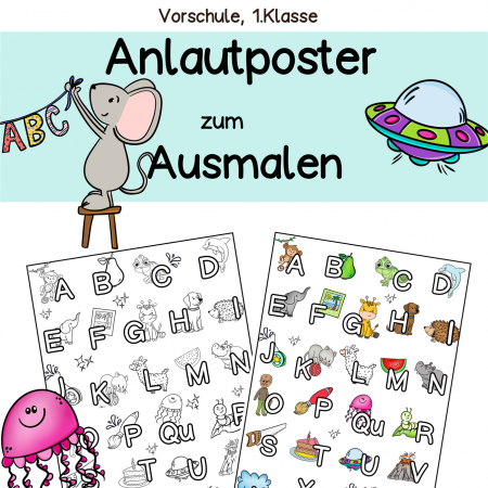 Anlaute  1.Klasse, Schulanfang, Einschulung, Vorschule